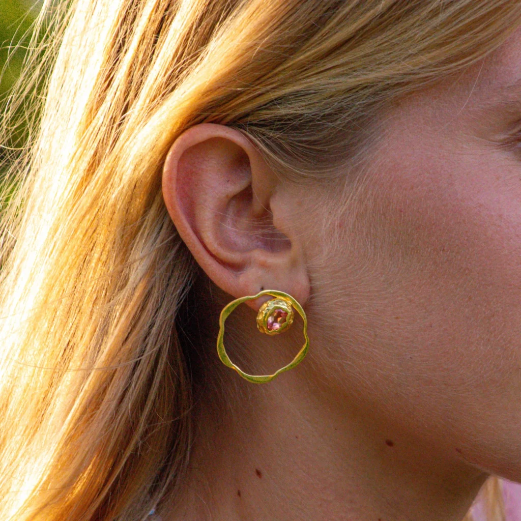 Blooming Grace Topaz Earrings