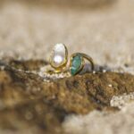 Blue Apatite Ring Raw Beauty