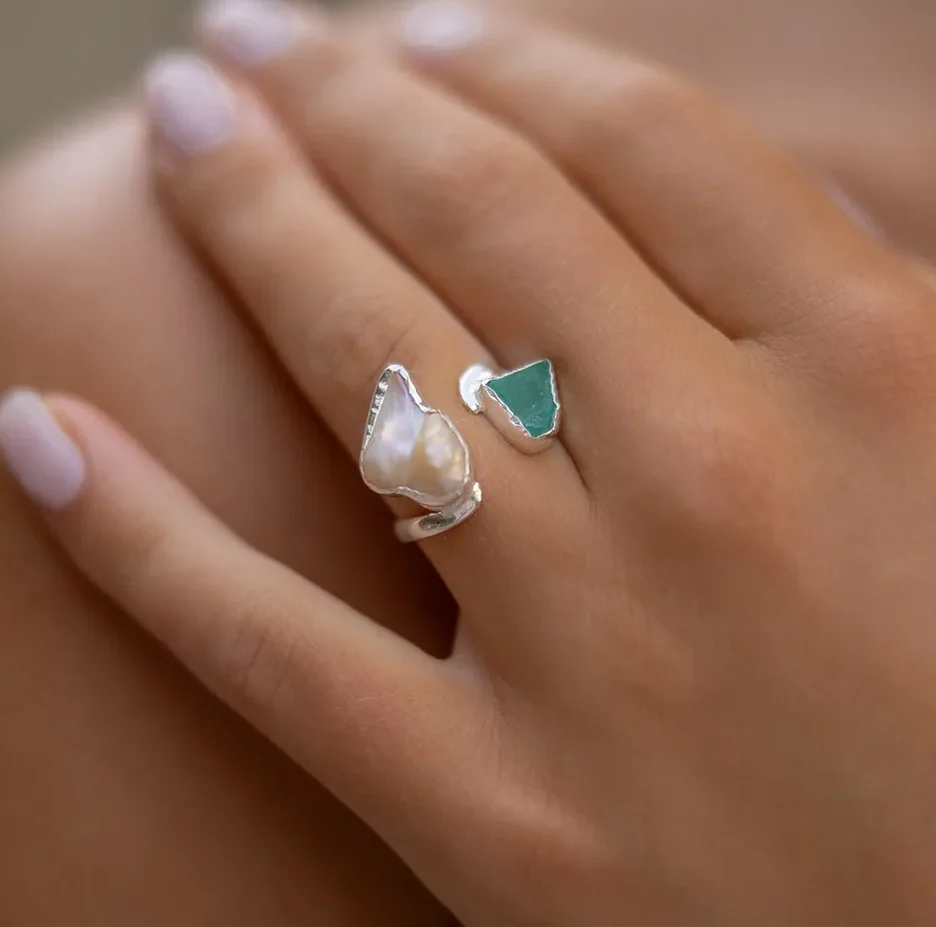 Divine Feminine Apatite Ring