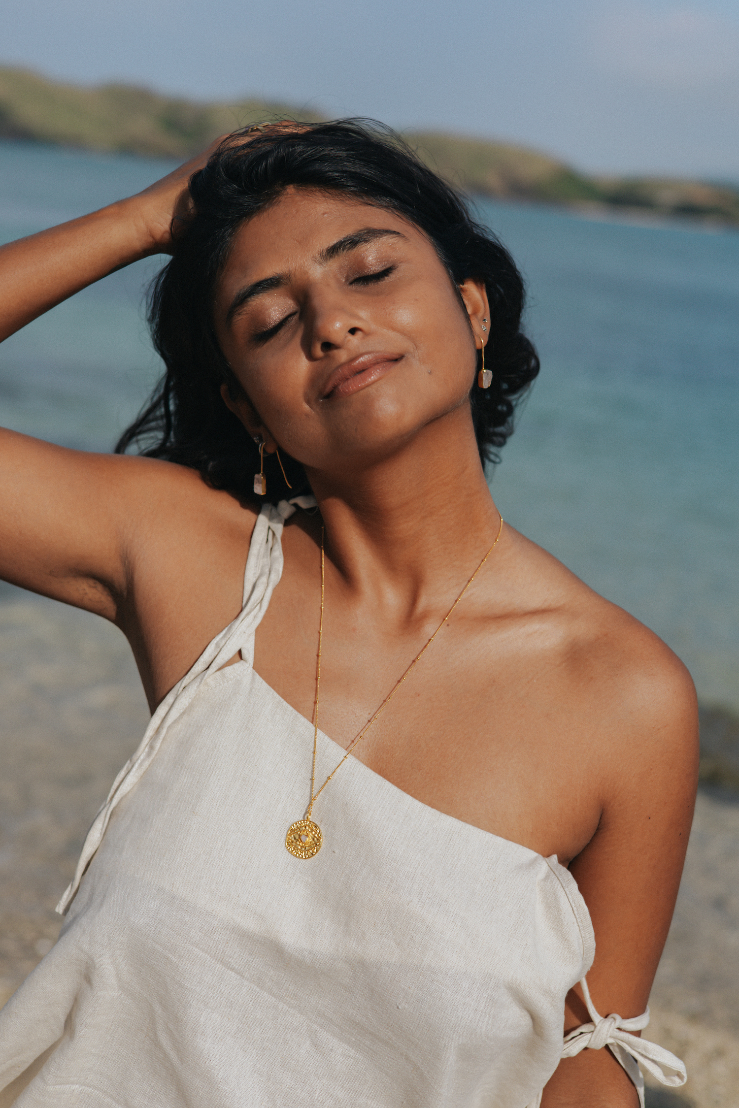 Woman wearing jewelry