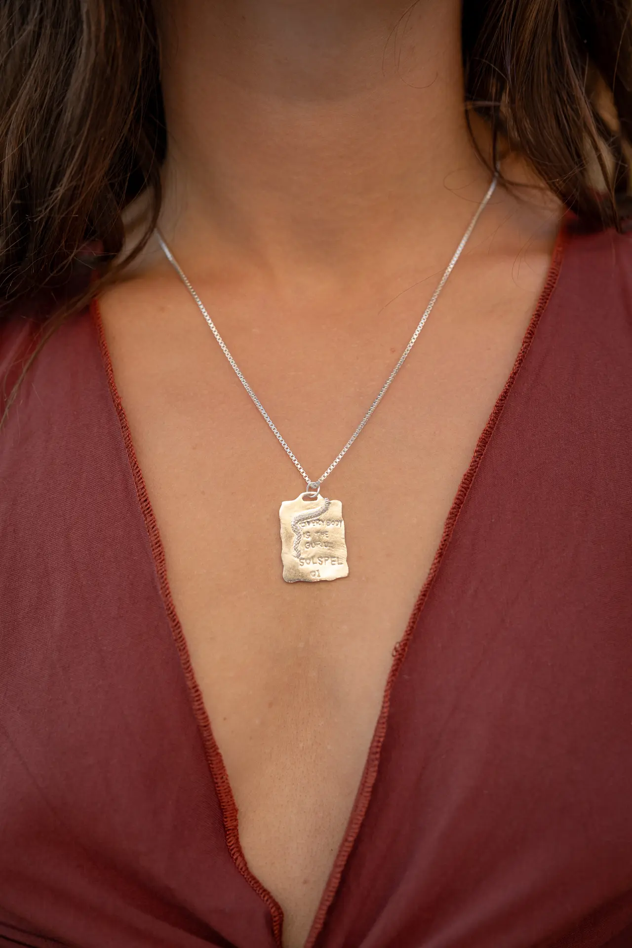 Snake necklace WISDOM