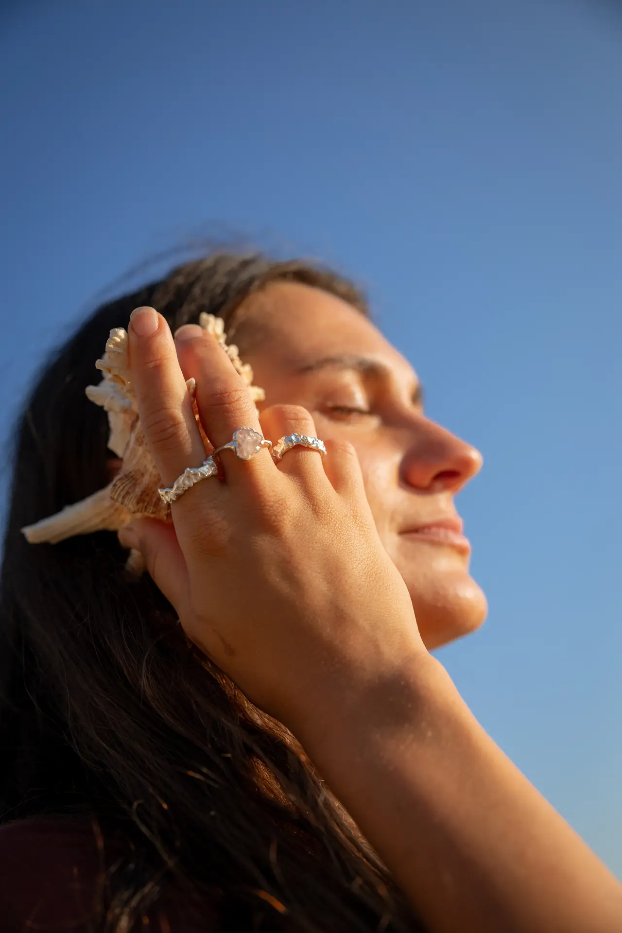 Morganite ring gold